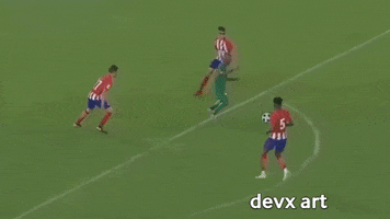 Atletico De Madrid Goal GIF by DevX Art