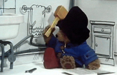 Paddington Bear Hammer GIF
