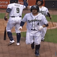 Shrug GIF by Gwinnett Stripers - Find & Share on GIPHY