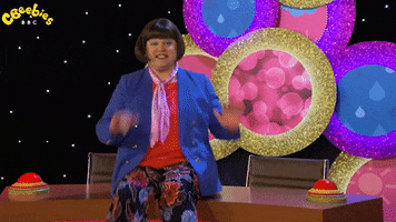 Gail Force Makeup GIF by CBeebies HQ
