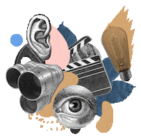 Watching You Miami Beach Sticker by Rafael Alejandro