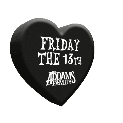 Friday The 13Th Halloween Sticker by The Addams Family
