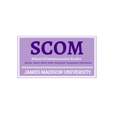 Go Dukes Communication Studies Sticker by James Madison University