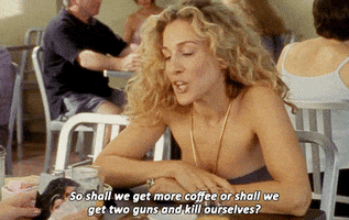 Sex And The City Coffee GIF