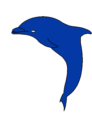Dolphin Beach House Sticker