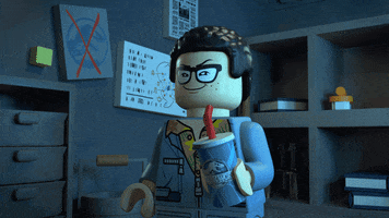 Laugh Drink GIF by LEGO
