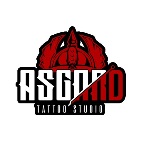 Barbearia Asgard Sticker