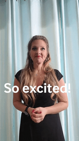 So Excited Reaction GIF by The Cringey Mom - Jen Campbell