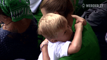 Stefanos Kapino Hug GIF by SV Werder Bremen