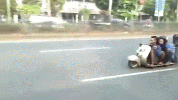 scooter rider GIF