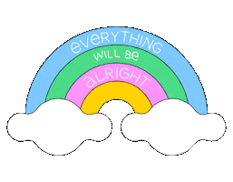 Rainbow Corona Sticker