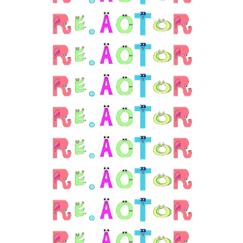 Алфавит Реактора GIF by re.actor