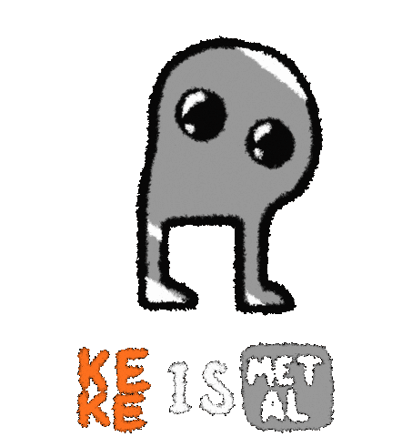 Metal Baba Is You Sticker by Nico