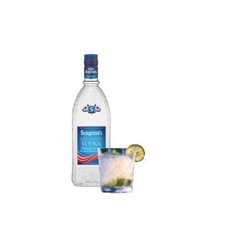 Seagram's Vodka Sticker