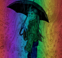 Rain GIF by Zachary Sweet