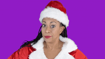 ComedianHollyLogan christmas santa merry christmas holidays GIF