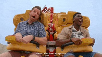 Rollercoaster Screaming GIF by Universal Parks and Resorts