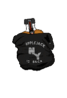 New York City Applejack Sticker by Barking Irons Spirits