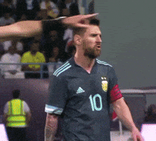 Be Quiet Lionel Messi GIF