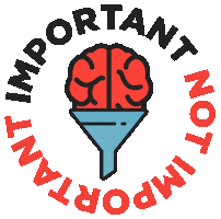 Important, Not Important Sticker