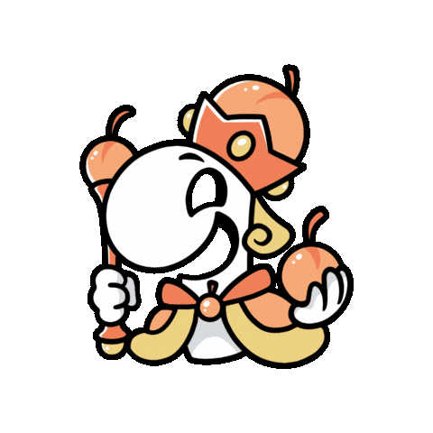 Peach Paulchen Sticker by Paulberger