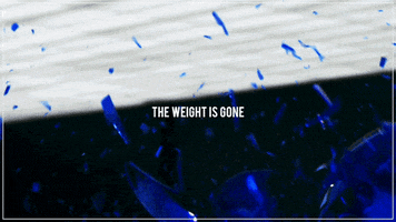 the weight is gone GIF by Albin Lee Meldau
