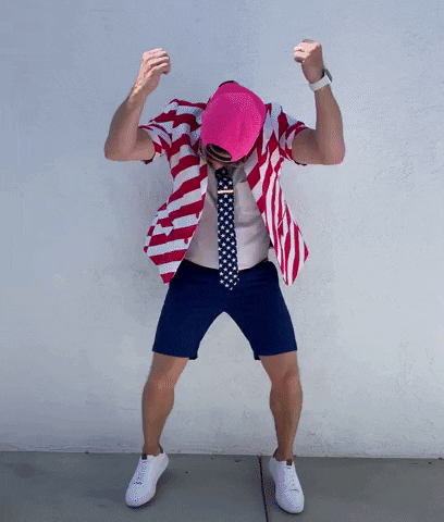 4Th Of July Yes GIF by Loryn Powell