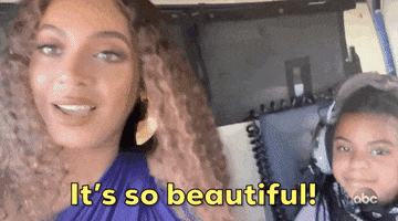 beyonce beautiful blue ivy making the gift special making the gift GIF