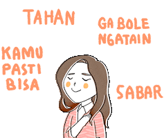 Webtoon Sabar Sticker
