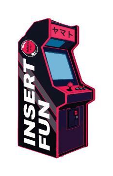 Arcade Play Sticker by YAMATO
