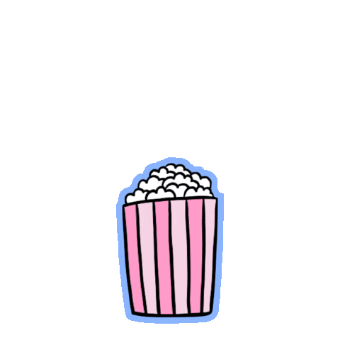 Cinema Popcorn Sticker by Pleins Écrans