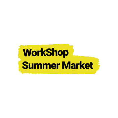 Summer Market Sticker by WorkShop Coworking Ltd.