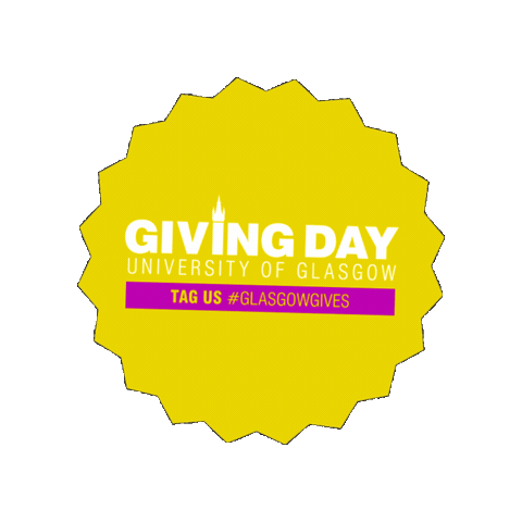 Glasgowgives Sticker by UofG_Alumni