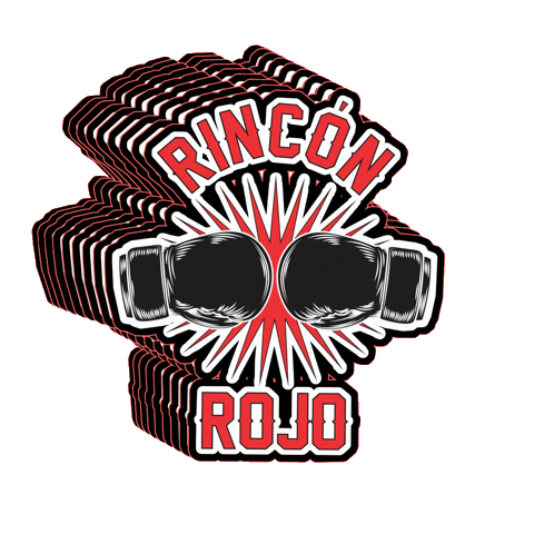 Logo Boxing Sticker by Rincón Rojo Magazine