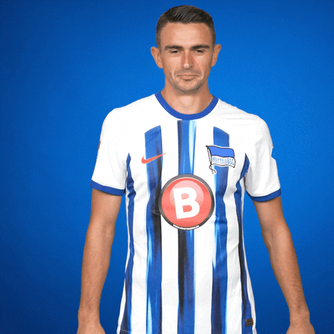Football I Dont Know GIF by Hertha BSC