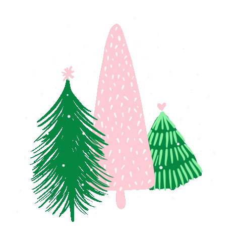 Christmas Tree Snow Sticker by Jenniferbrettdg
