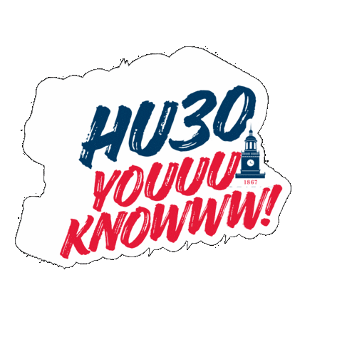 Hu30 Sticker by Howard University