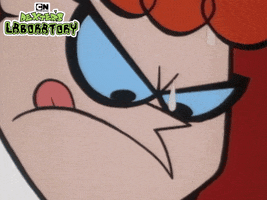 Sweating Dexters Laboratory GIF by Cartoon Network