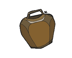 Bell Cowbell Sticker