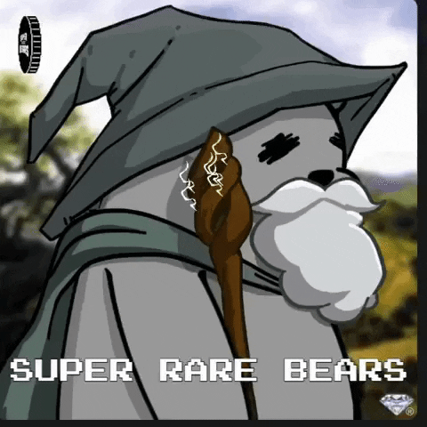 Nft You Shall Not Pass GIF by SuperRareBears