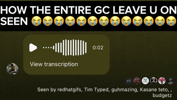 Group Chat Voice Message GIF