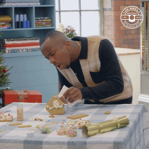 Gingerbread GIF by The Great British Sewing Bee