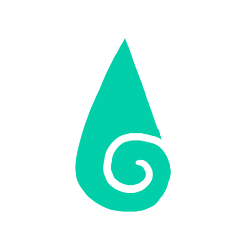 Bleu Sticker by Hens World