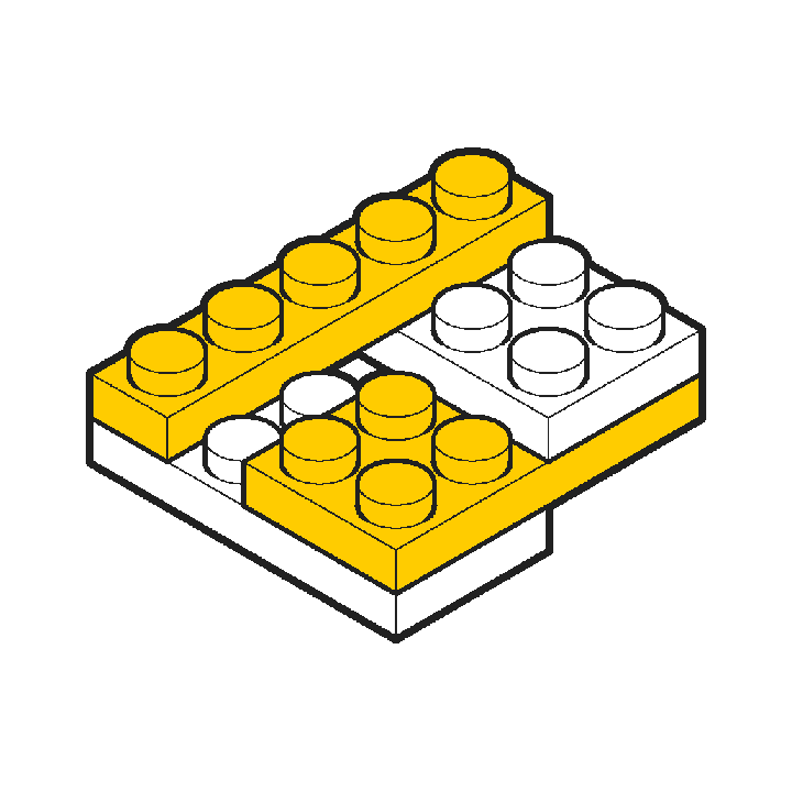 Lego Optical Illusion Sticker