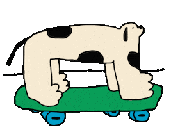 Skate Coming Sticker by Ece