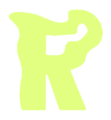 R Sticker by Terran