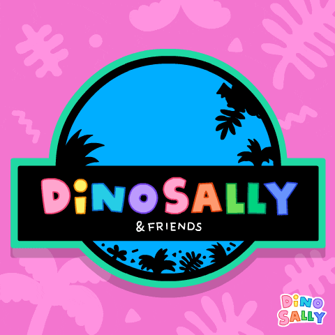Happy Jurassic Park GIF by DINOSALLY