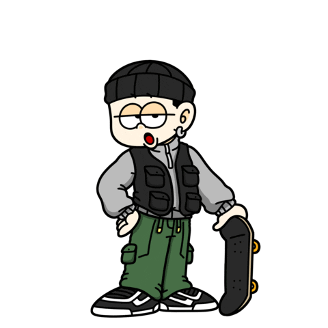 Art Skate Sticker