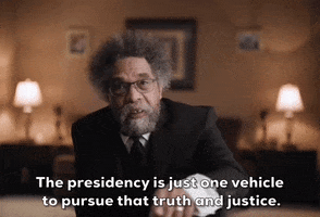 Cornel West President GIF by GIPHY News