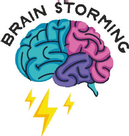Brain Brainstorming Sticker by Inednet